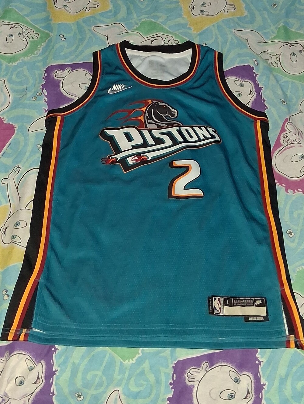 Nike Swingman Authentic Cade Cunningham Detroit Pistons Jersey Basketball